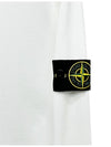 Wappen Patch Crew Neck Sweatshirt White - STONE ISLAND - BALAAN 4