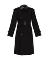 Detachable Collar Trench Coat Black - BURBERRY - BALAAN 2