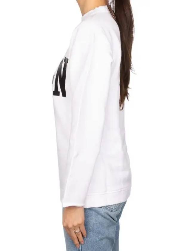 Logo Overfit Sweatshirt White - GOLDEN GOOSE - BALAAN 5