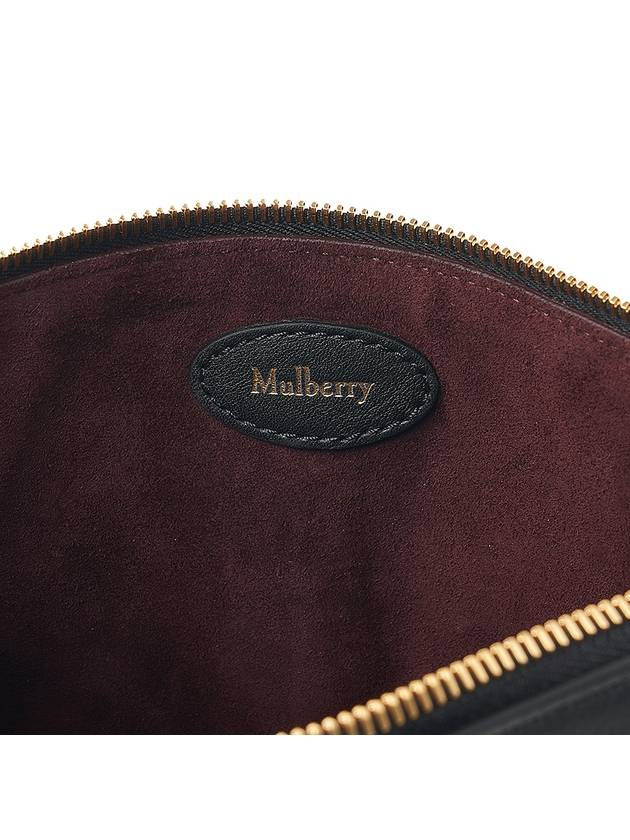 M Zipper Leather Shoulder Bag Black - MULBERRY - BALAAN 10