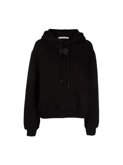 Puff Logo Hooded Top Black - ALEXANDER WANG - BALAAN 2