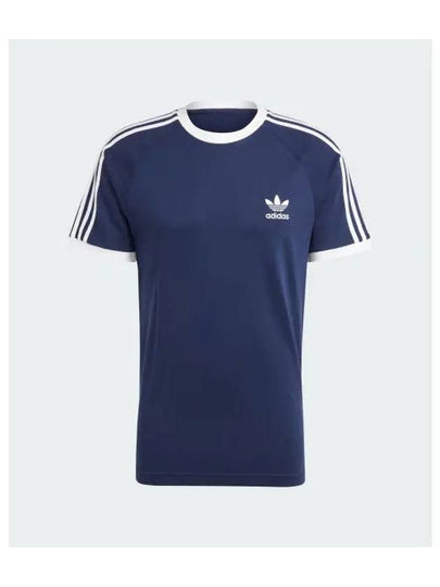 Adicolor Classic 3 Stripe Short Sleeve T-Shirt Navy - ADIDAS - BALAAN 2