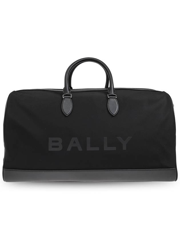 Logo Print Duffel Bag Black - BALLY - BALAAN 1