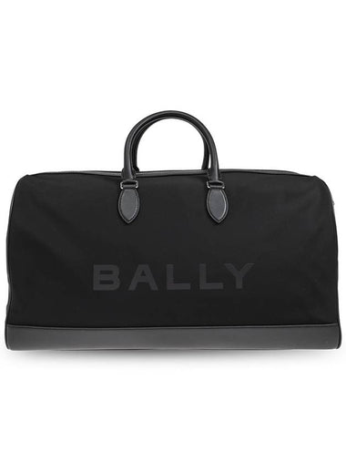 Logo Print Duffel Bag Black - BALLY - BALAAN 1