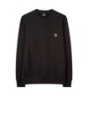 Zebra Patch Organic Cotton Sweatshirt Black - PAUL SMITH - BALAAN 2