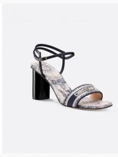 Dway Sandal Heels Blue White - DIOR - BALAAN 2