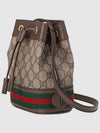 Ophidia GG Mini Bucket Bag Brown - GUCCI - BALAAN 3