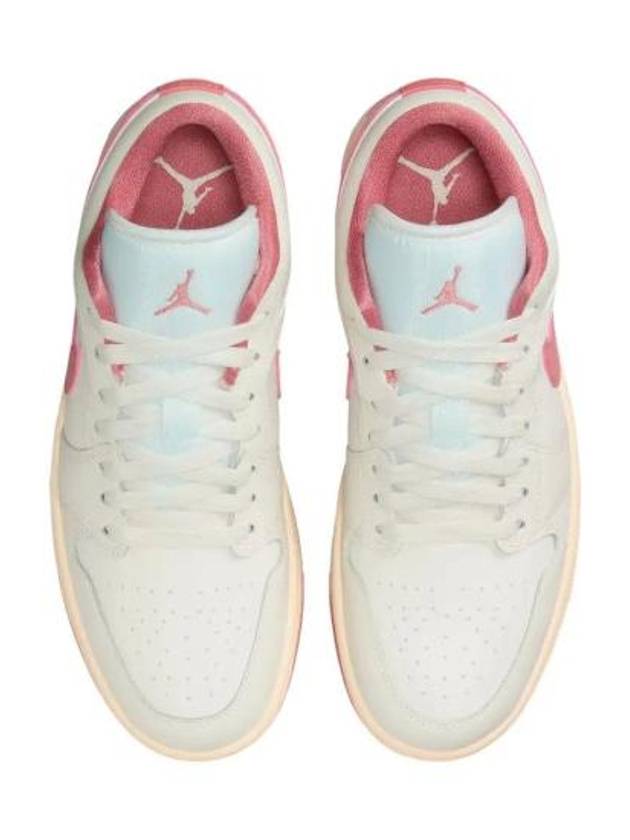 Air Jordan 1 Low Top Sneakers Pink Salt Guava Ice - NIKE - BALAAN 3