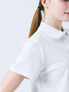 Doyou Know MC Women s Cotton Span Pique Lace Collar Decorated White Melange Short Sleeve T Shirt DO3242TS005 2 - DOYOUKNOWMC GOLF WEAR - BALAAN 4