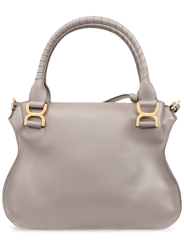 Marcie Grained Leather Tote Bag Grey - CHLOE - BALAAN 4