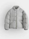 Signature puffer short padded jacket gray - INDUST - BALAAN 8