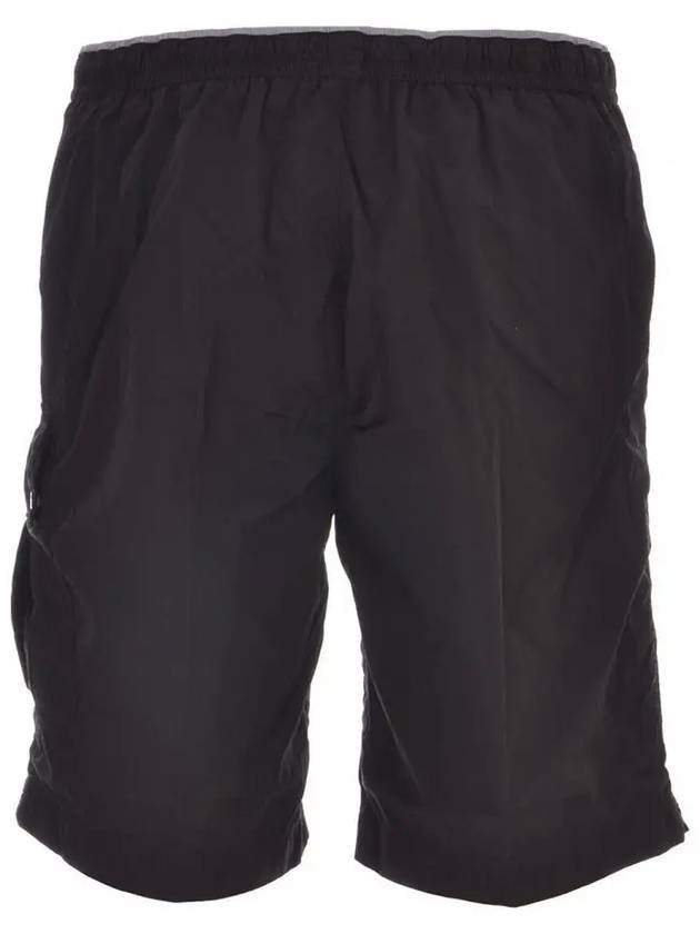 12Th Anniversary Logo Pocket Shorts Black - CP COMPANY - BALAAN 4