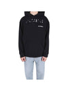 Logo Print Cotton Hoodie Black - BALENCIAGA - BALAAN 1