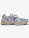 530 Vintage Low Top Sneakers Metallic Silver - NEW BALANCE - BALAAN 3