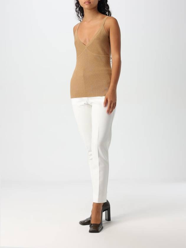 Gallura Cashmere Knit Sleeveless Camel - MAX MARA - BALAAN 3