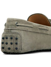 Men's Gommino Suede Driving Shoes Grey - TOD'S - BALAAN 4