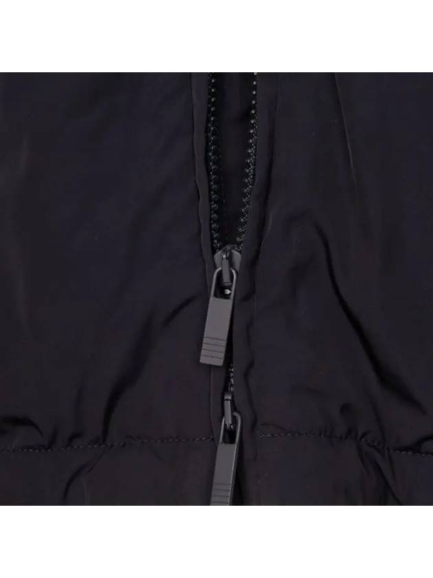 Poly Twill 4-bar Down Filled Hooded Jacket Navy - THOM BROWNE - BALAAN 4