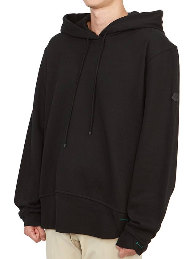 Printed Hoodie Black - MONCLER - BALAAN 3