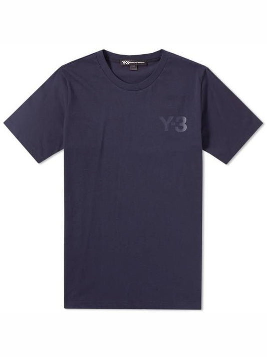 Classic Logo Short Sleeve T-Shirt Navy - Y-3 - BALAAN 2