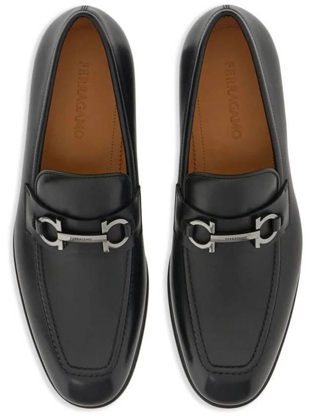 Men's Penny Calfskin Loafers Black - SALVATORE FERRAGAMO - BALAAN 3