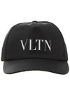 VLTN Logo Ball Cap Black - VALENTINO - BALAAN 3