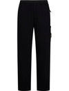 Old Treatment Cargo Track Pants Black - STONE ISLAND - BALAAN 1