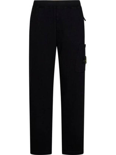 Old Treatment Cargo Track Pants Black - STONE ISLAND - BALAAN 1