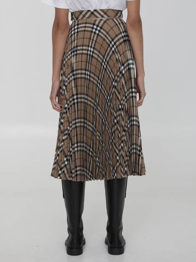 Check Pleated Skirt - BURBERRY - BALAAN 4