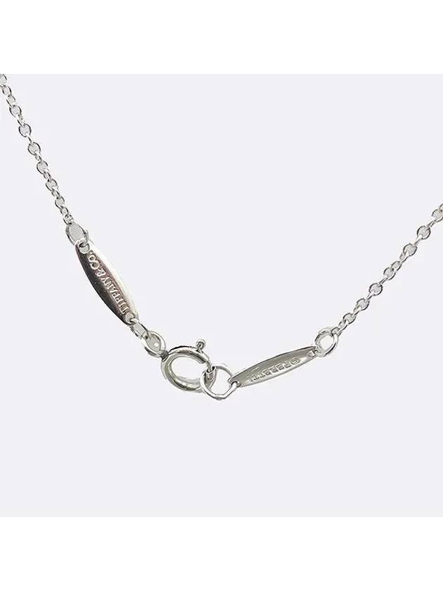 Tiffany 35008314 PT950 Platinum Gold ELSA PERETI by the Yard 1 point diamond necklace - TIFFANY & CO. - BALAAN 3