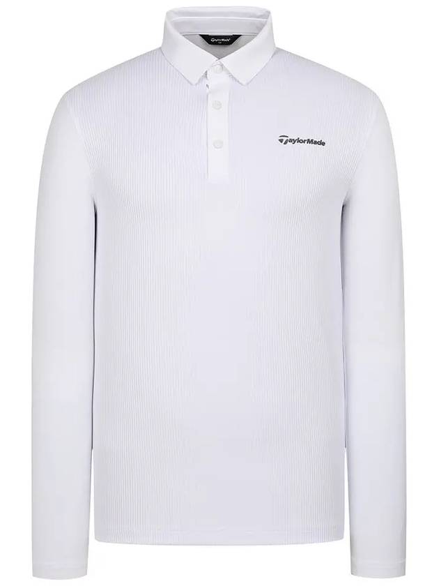 Men s Vertical Tissue Collar T Shirt TMTYM3141 100 - TAYLORMADE - BALAAN 7