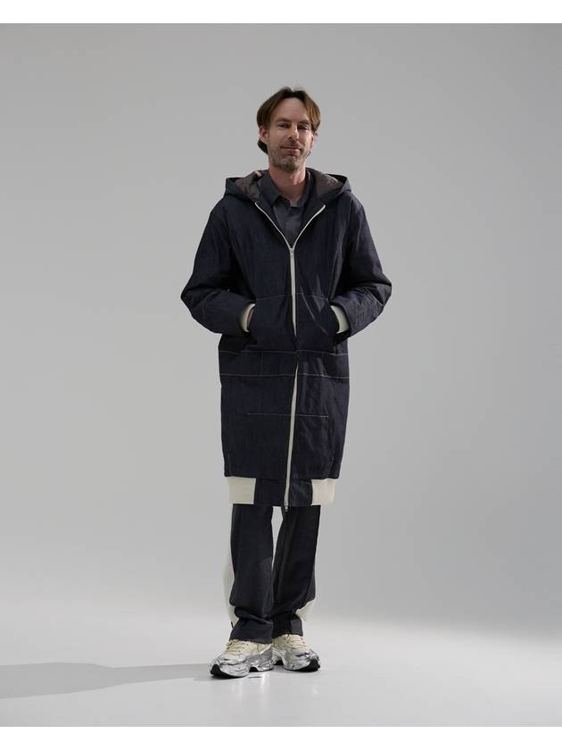 Men s Jonathan Hooded Coat Is this denim whyso24FW07 - WHYSOCEREALZ - BALAAN 1