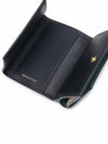 Logo Leather Half Wallet Green - MARNI - BALAAN 5