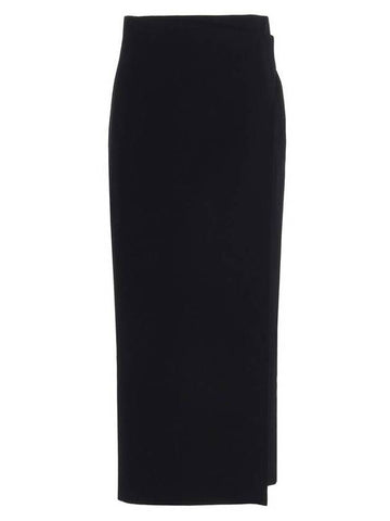 wrap midi pencil skirt black - BALENCIAGA - BALAAN 1