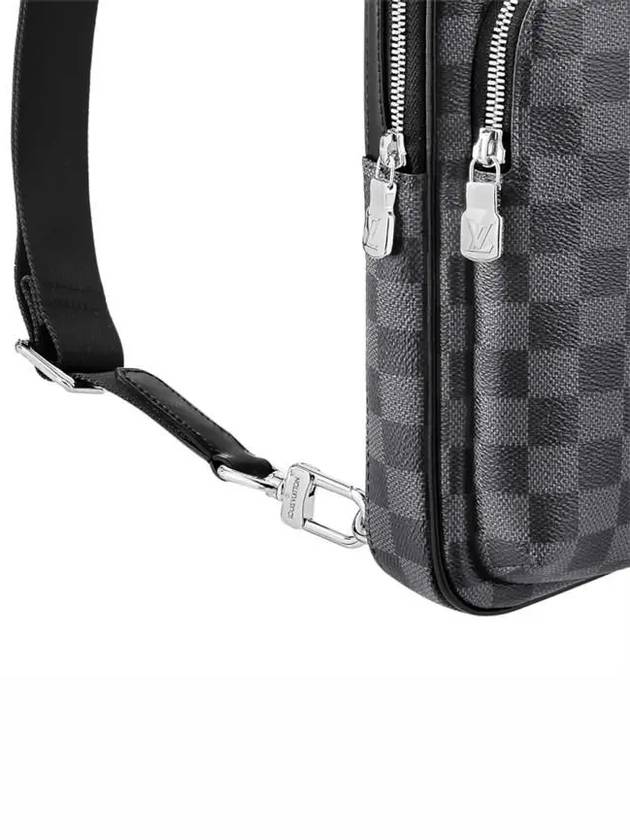 Avenue Leather Sling Bag Grey - LOUIS VUITTON - BALAAN 6