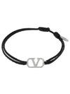 Vlogo Signature Bracelet Black - VALENTINO - BALAAN 3