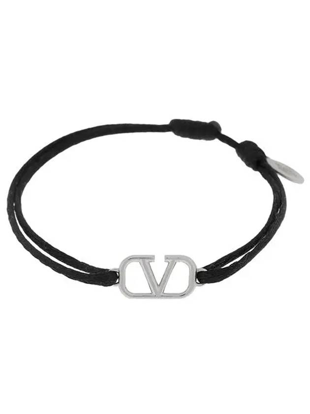 Vlogo Signature Bracelet Black - VALENTINO - BALAAN 5