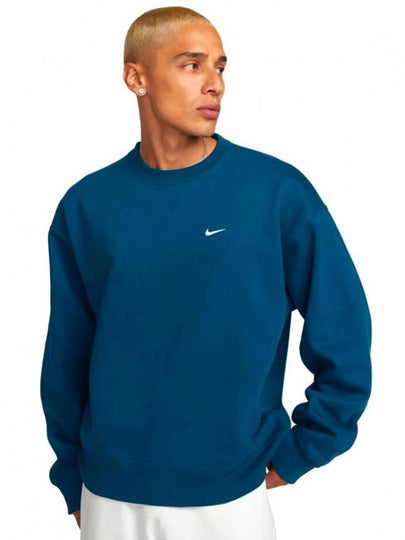 NIKE Solo Swoosh Fleece Crew CV0554 460 Solo Swsh Hw Fleece Crew CV0554 460 - NIKE - BALAAN