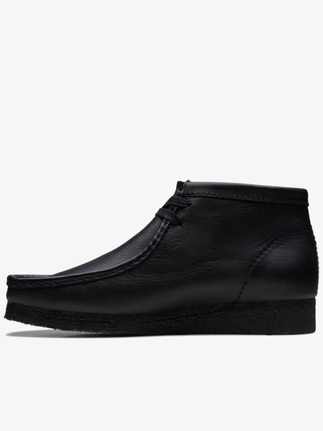 Wallabee Leather Ankle Boots Black - CLARKS - BALAAN 2