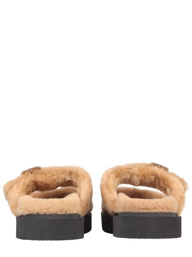 SHEARLING SANDALS - GIUSEPPE ZANOTTI - BALAAN 4