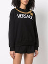 Medusa Chain Sweatshirt Black - VERSACE - BALAAN.