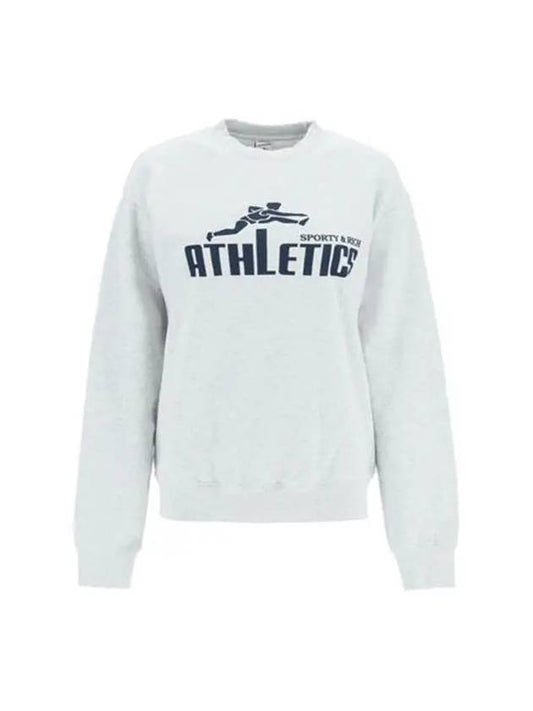 Athletic Sweatshirt Gray - SPORTY & RICH - BALAAN 2