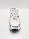 Fabric Laminated Low Top Sneakers Silver - CHANEL - BALAAN 6