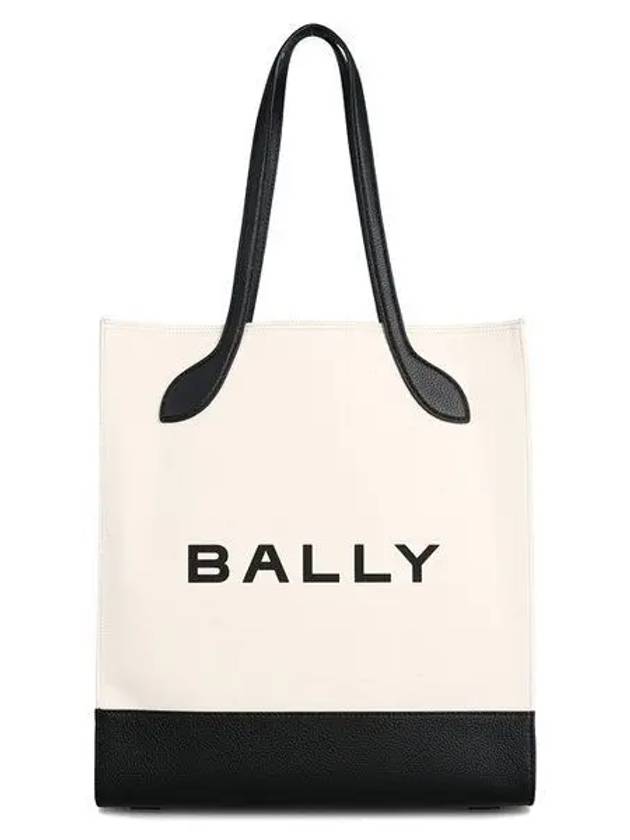 Bar Tote Bag Natural Black - BALLY - BALAAN 2