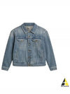 Men's Logo Patch Denim Jacket - GOLDEN GOOSE - BALAAN 2