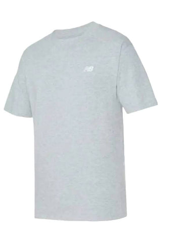 Essential Cotton Short Sleeve T-Shirt Grey - NEW BALANCE - BALAAN 1