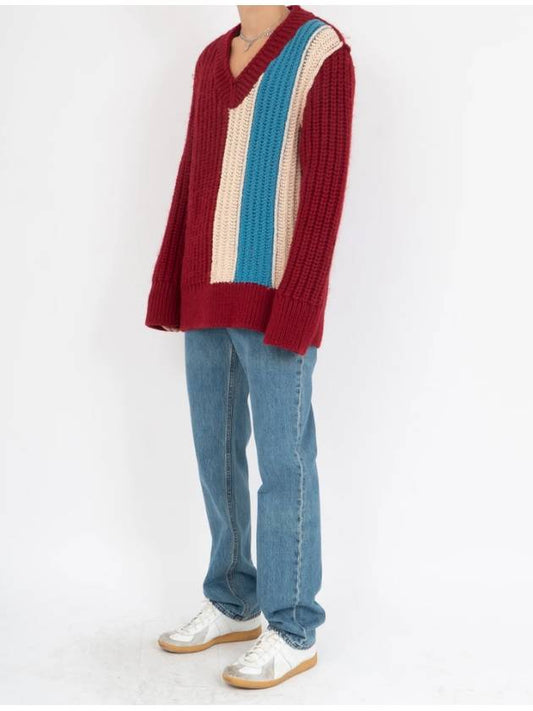 Calvin Klein 205W39NYC by oversized chunky stripe sweater - RAF SIMONS - BALAAN 1