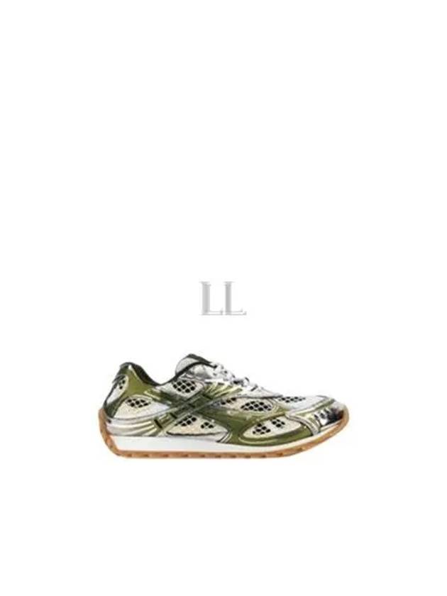 Orbit Mesh Low Top Sneakers Mud White - BOTTEGA VENETA - BALAAN 2