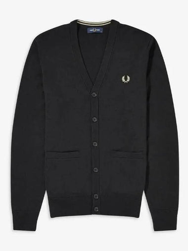 15 Baseline Classic Cardigan 198 AFPM2339551 Black - FRED PERRY - BALAAN 1