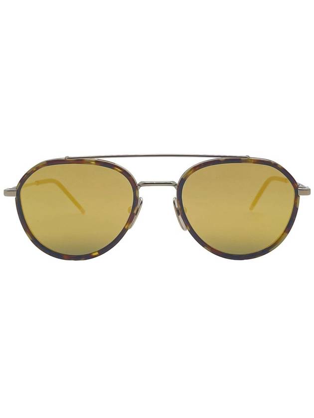 Sunglasses UES801A G0003 215 MED BROWN - THOM BROWNE - BALAAN 2