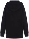 Lillo Graphic Print Cotton Hoodie Black - MAX MARA - BALAAN 4